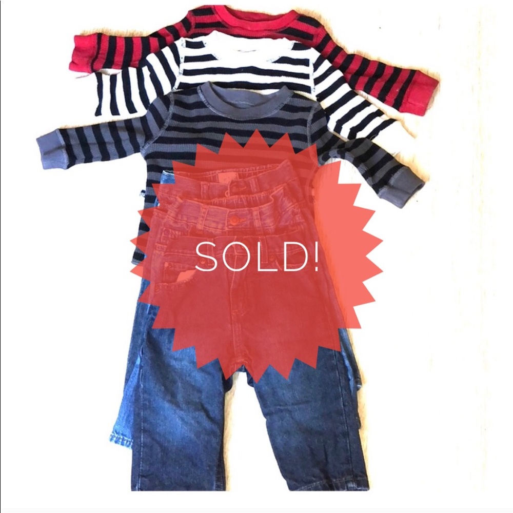 🚨🚨Boy’s Bundle Thermal Tops and Jeans 🚨🚨
